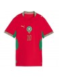 Maroko Brahim Diaz #10 Domácí Dres pro Dámské MS 2026 Krátký Rukáv Maroko Brahim Diaz #10 Domácí Dres pro Dámské MS 2026 Krátký Rukáv